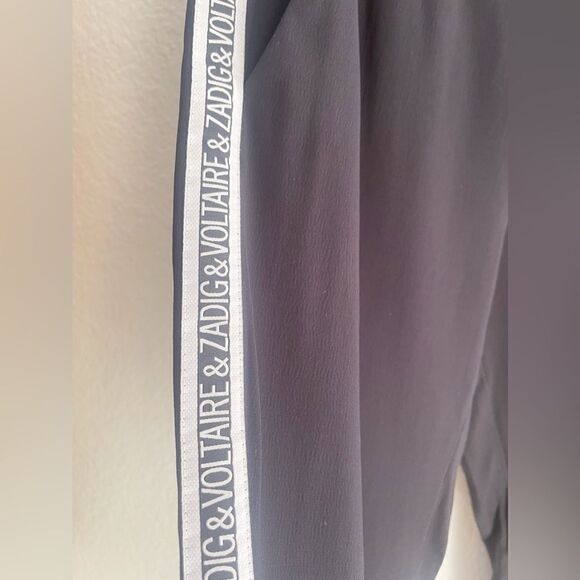 ZADIG & Voltaire Paula Band track Pants 40/M or 8. NWT - Picture 7 of 12